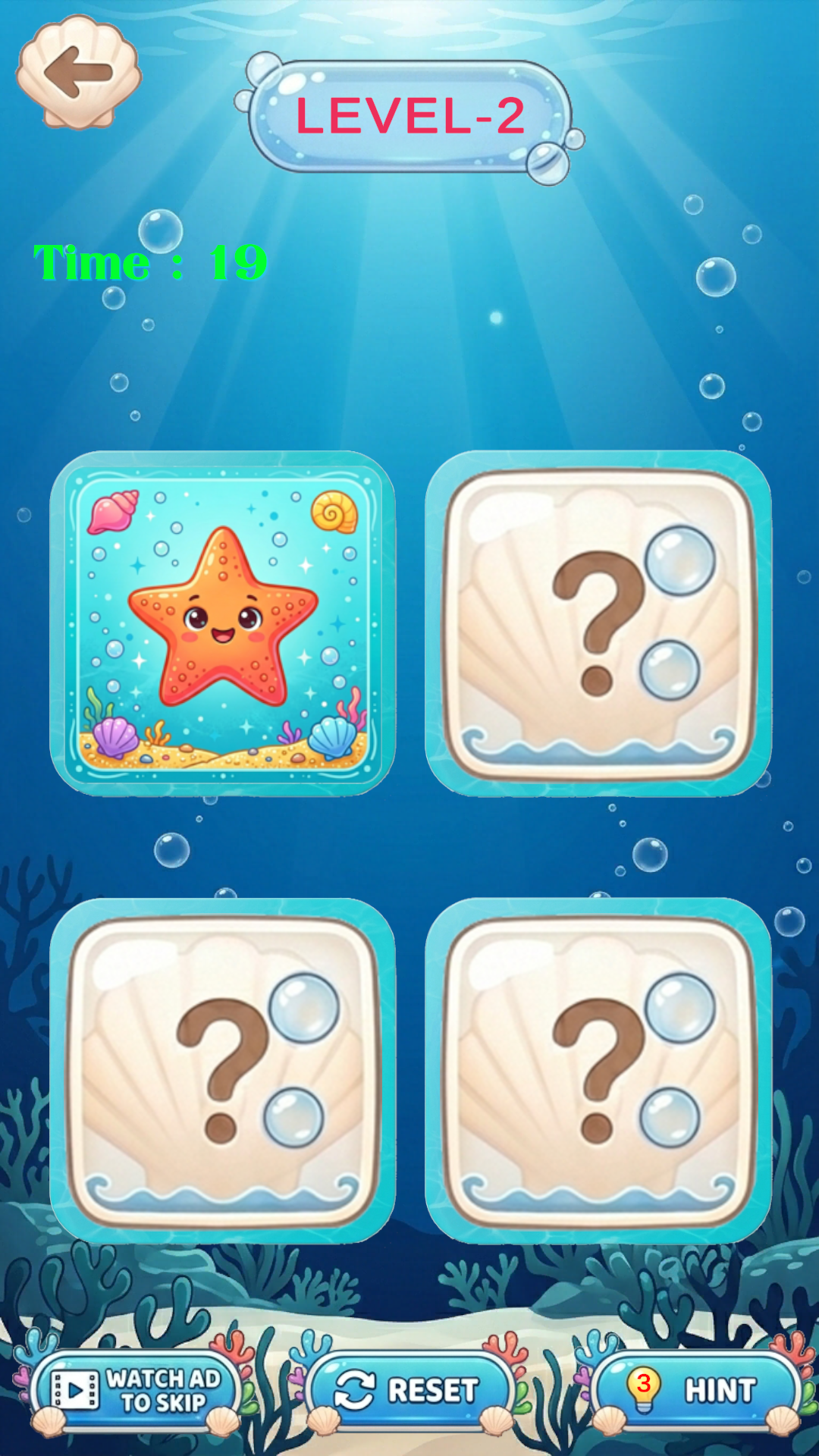 Pair Quest level progression